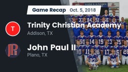 Recap: Trinity Christian Academy  vs. John Paul II  2018