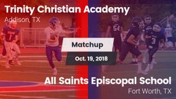 Matchup: Trinity Christian vs. All Saints Episcopal School 2018