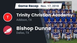 Recap: Trinity Christian Academy  vs. Bishop Dunne  2018