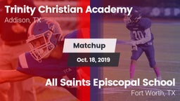 Matchup: Trinity Christian vs. All Saints Episcopal School 2019