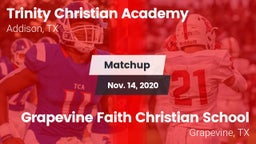 Matchup: Trinity Christian vs. Grapevine Faith Christian School 2020