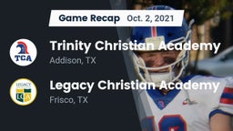 Recap: Trinity Christian Academy  vs. Legacy Christian Academy  2021
