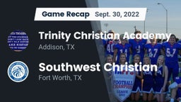Recap: Trinity Christian Academy  vs. Southwest Christian  2022