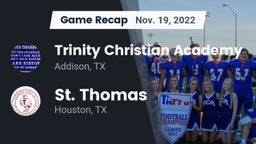 Recap: Trinity Christian Academy  vs. St. Thomas  2022