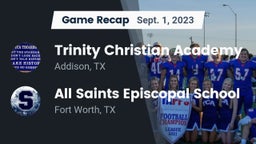 Recap: Trinity Christian Academy  vs. All Saints Episcopal School 2023
