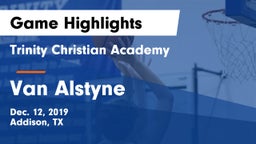 Trinity Christian Academy  vs Van Alstyne  Game Highlights - Dec. 12, 2019