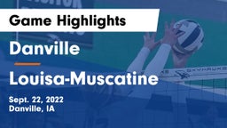 Danville  vs Louisa-Muscatine  Game Highlights - Sept. 22, 2022