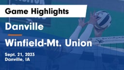 Danville  vs Winfield-Mt. Union  Game Highlights - Sept. 21, 2023