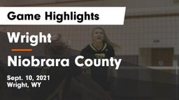 Wright  vs Niobrara County Game Highlights - Sept. 10, 2021