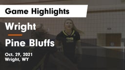 Wright  vs Pine Bluffs  Game Highlights - Oct. 29, 2021