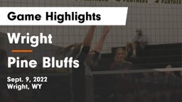 Wright  vs Pine Bluffs  Game Highlights - Sept. 9, 2022