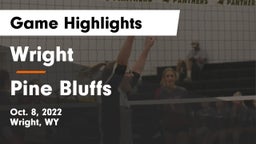 Wright  vs Pine Bluffs  Game Highlights - Oct. 8, 2022