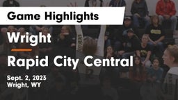 Wright  vs Rapid City Central  Game Highlights - Sept. 2, 2023