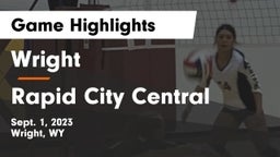Wright  vs Rapid City Central  Game Highlights - Sept. 1, 2023