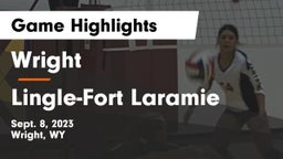 Wright  vs Lingle-Fort Laramie  Game Highlights - Sept. 8, 2023