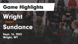 Wright  vs Sundance  Game Highlights - Sept. 16, 2023