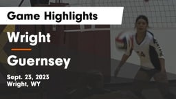 Wright  vs Guernsey Game Highlights - Sept. 23, 2023