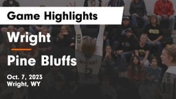 Wright  vs Pine Bluffs Game Highlights - Oct. 7, 2023