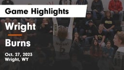 Wright  vs Burns  Game Highlights - Oct. 27, 2023