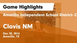 Amarillo Independent School District- Caprock  vs Clovis NM Game Highlights - Dec 30, 2016