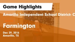Amarillo Independent School District- Caprock  vs Farmington  Game Highlights - Dec 29, 2016