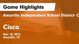 Amarillo Independent School District- Caprock  vs Cisco  Game Highlights - Nov 18, 2016