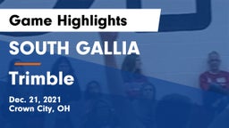 SOUTH GALLIA  vs Trimble  Game Highlights - Dec. 21, 2021
