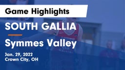 SOUTH GALLIA  vs Symmes Valley  Game Highlights - Jan. 29, 2022