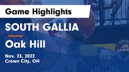 SOUTH GALLIA  vs Oak Hill  Game Highlights - Nov. 23, 2022