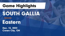 SOUTH GALLIA  vs Eastern  Game Highlights - Dec. 13, 2022
