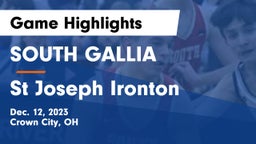 SOUTH GALLIA  vs St Joseph Ironton Game Highlights - Dec. 12, 2023