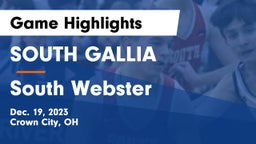 SOUTH GALLIA  vs South Webster  Game Highlights - Dec. 19, 2023