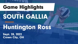 SOUTH GALLIA  vs Huntington Ross Game Highlights - Sept. 28, 2022