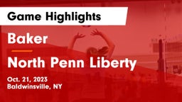 Baker  vs North Penn Liberty  Game Highlights - Oct. 21, 2023