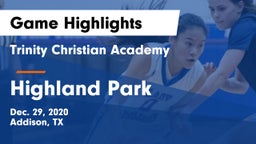 Trinity Christian Academy  vs Highland Park  Game Highlights - Dec. 29, 2020