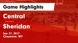 Central  vs Sheridan Game Highlights - Jan 27, 2017