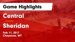 Central  vs Sheridan Game Highlights - Feb 11, 2017