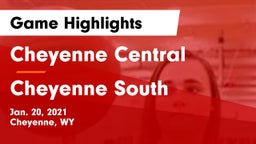 Cheyenne Central  vs Cheyenne South  Game Highlights - Jan. 20, 2021