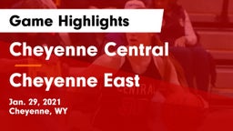 Cheyenne Central  vs Cheyenne East  Game Highlights - Jan. 29, 2021
