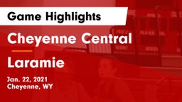 Cheyenne Central  vs Laramie  Game Highlights - Jan. 22, 2021