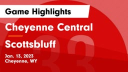 Cheyenne Central  vs Scottsbluff  Game Highlights - Jan. 13, 2023