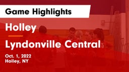 Holley  vs Lyndonville Central Game Highlights - Oct. 1, 2022