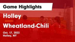 Holley  vs Wheatland-Chili Game Highlights - Oct. 17, 2022