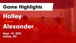 Holley  vs Alexander  Game Highlights - Sept. 19, 2023