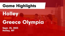 Holley  vs Greece Olympia  Game Highlights - Sept. 25, 2023