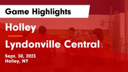 Holley  vs Lyndonville Central Game Highlights - Sept. 30, 2023