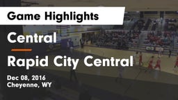 Central  vs Rapid City Central  Game Highlights - Dec 08, 2016