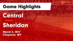 Central  vs Sheridan  Game Highlights - March 3, 2017