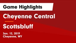 Cheyenne Central  vs Scottsbluff  Game Highlights - Jan. 12, 2019