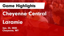 Cheyenne Central  vs Laramie  Game Highlights - Jan. 24, 2020